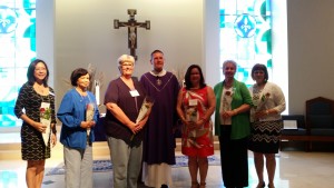 Our Lady of Grace installs their new Officers